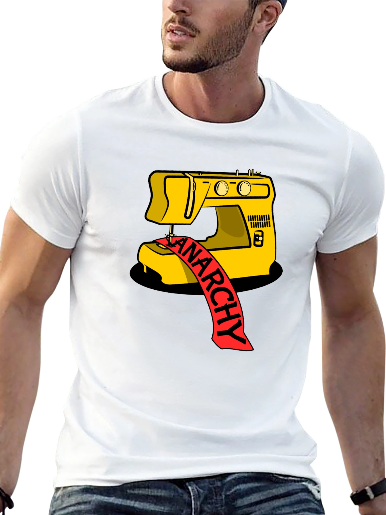 Anarchy Sewing Machine Graphic Tee
