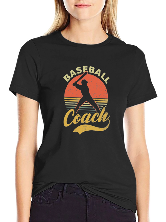 Baseball Coach T-Shirt Retro Style