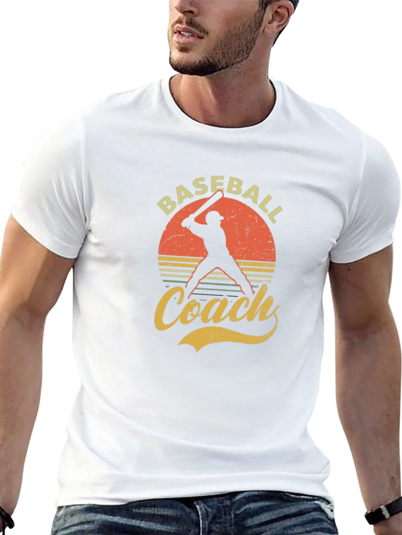 Baseball Coach T-Shirt Retro Style