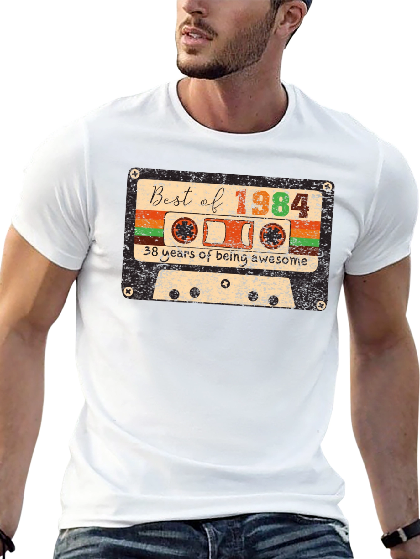 Best of 1984 Cassette Tape 38th Birthday T-Shirt