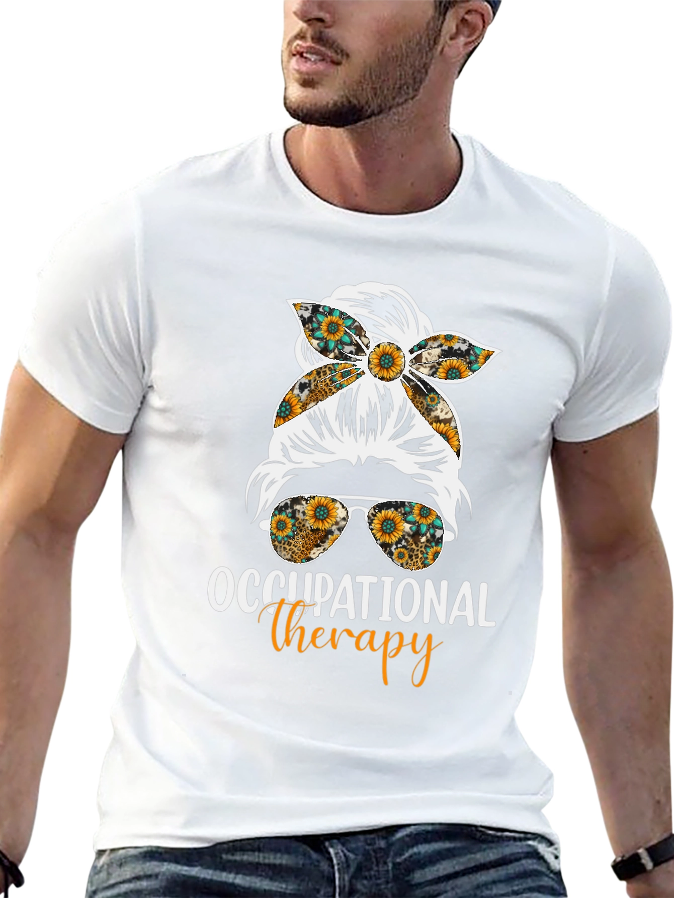 Occupational Therapy Messy Bun T-Shirt
