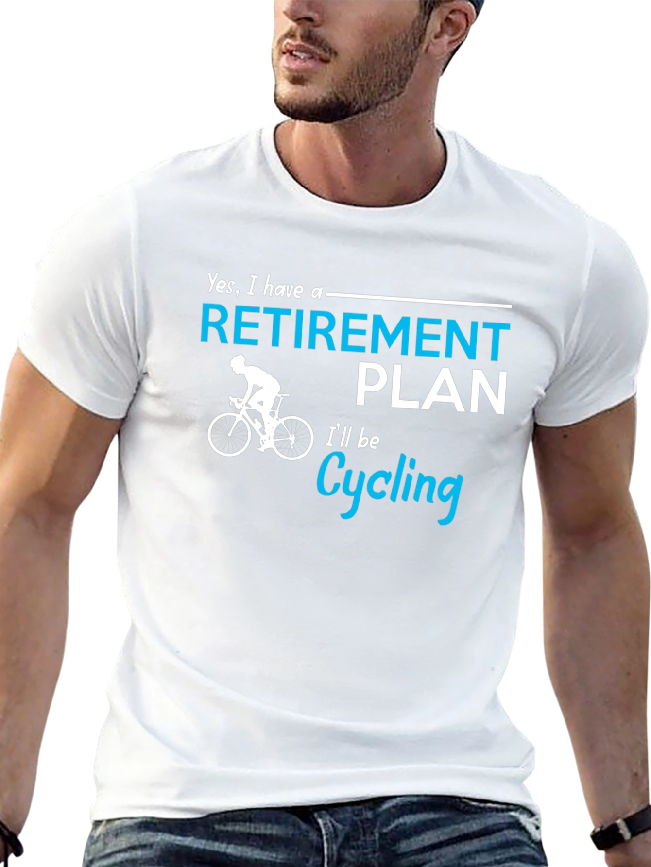Retirement Cycling Plan Graphic T-Shirt