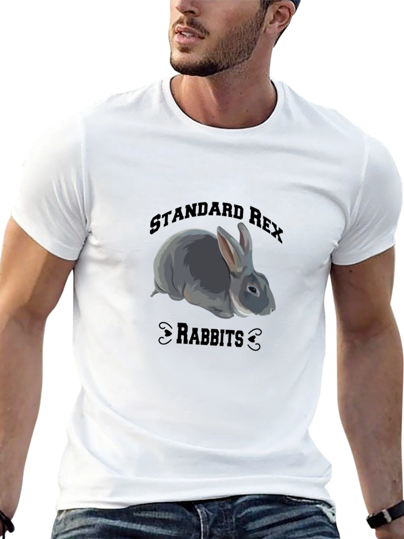 Standard Rex Rabbits Graphic T-Shirt