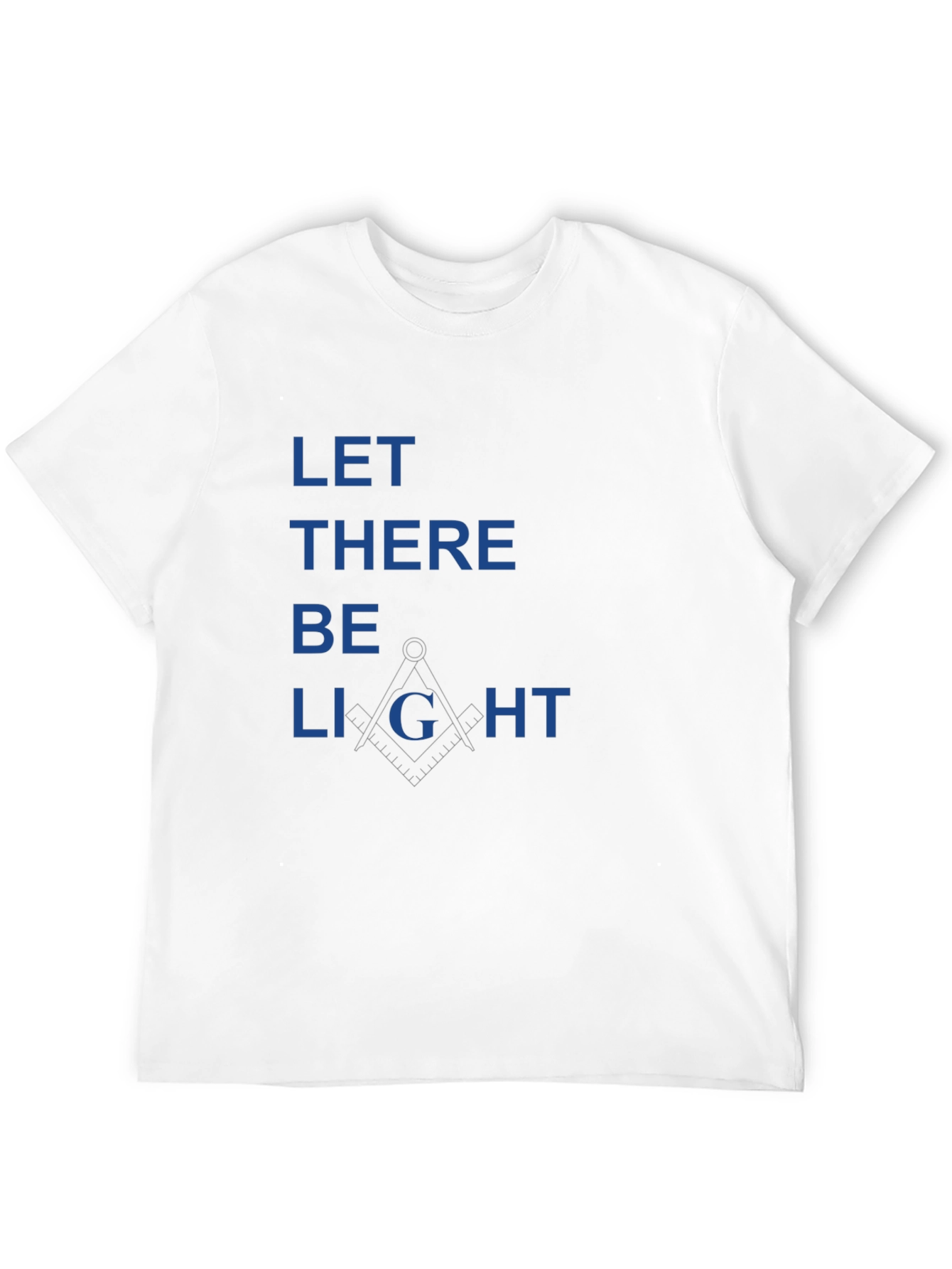 Let There Be Light Masonic T-Shirt - Black