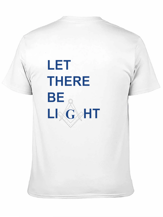 Let There Be Light Masonic T-Shirt - Black