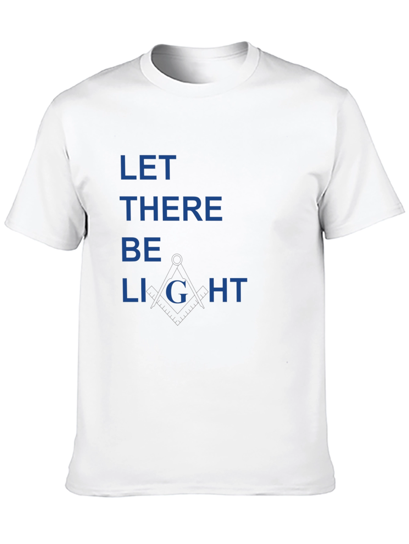 Let There Be Light Masonic T-Shirt - Black
