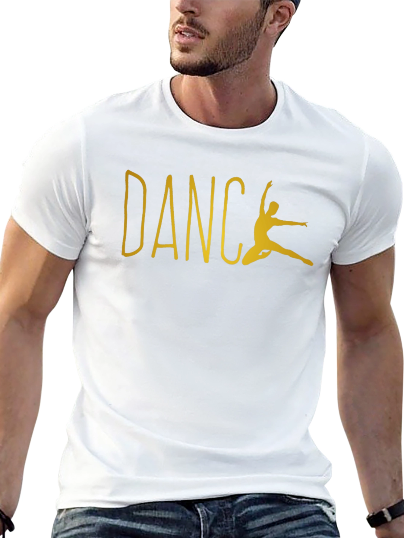 Dance Silhouette Graphic Tee - Unisex Black T-Shirt