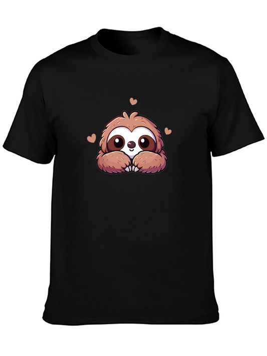Cute Sloth T-Shirt - Adorable Cartoon Design