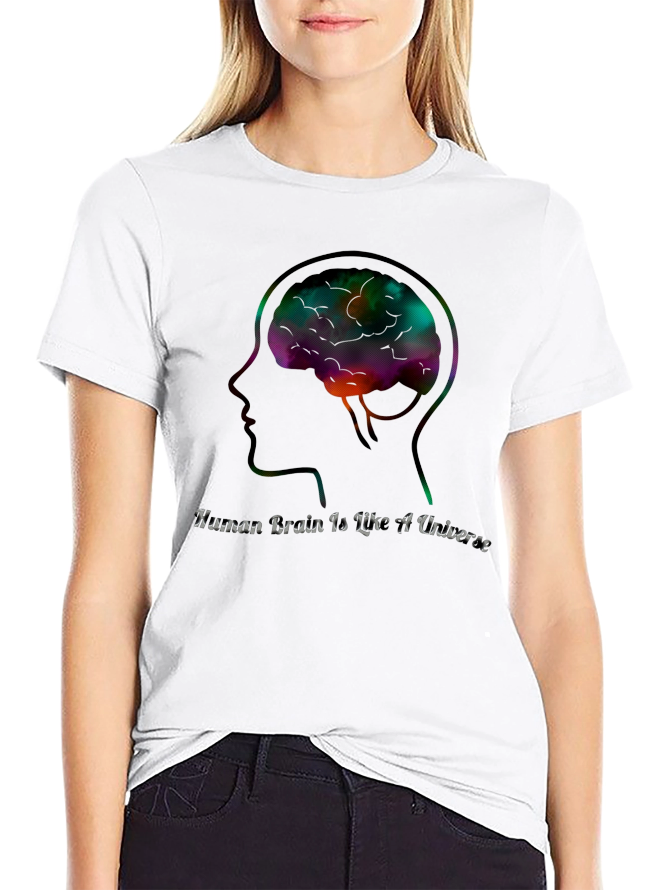Human Brain Universe Graphic T-Shirt