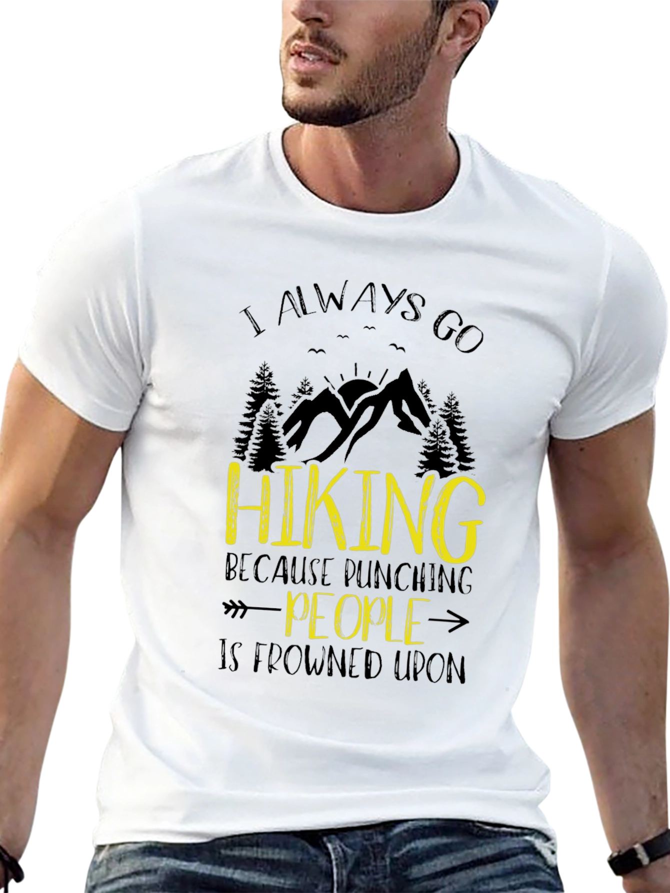 Hiking Pun Humor Graphic Tee