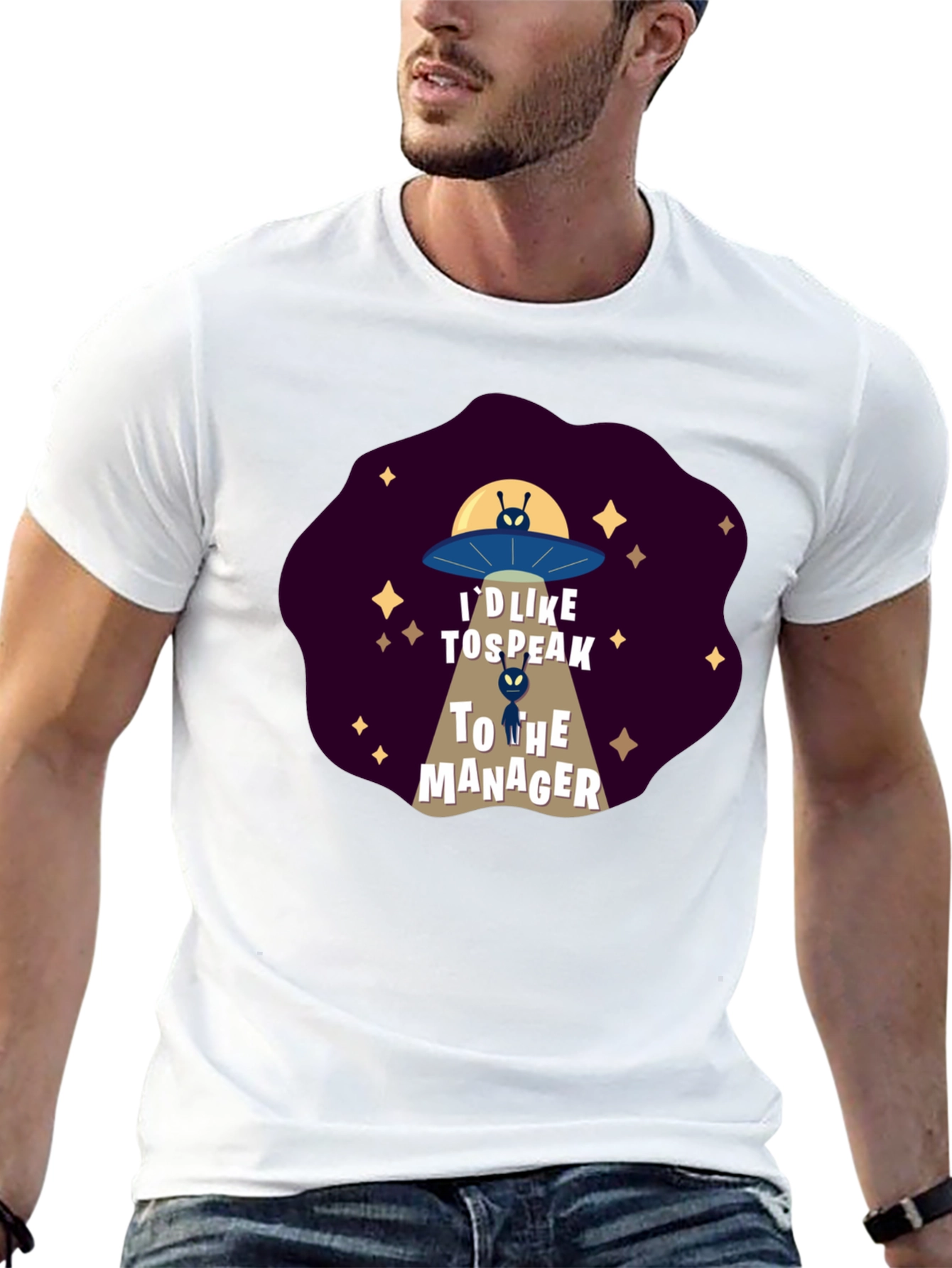 Id Like To Speak To The Manager Alien T-Shirt