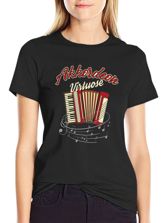 Akkordeon Virtuose Music T-Shirt