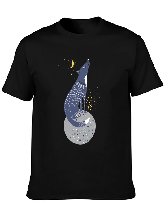 Wolf Moon T-Shirt - Whimsical Graphic Tee