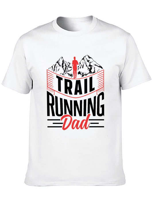 Trail Running Dad Graphic Tee - Outdoor Adventure Shirt