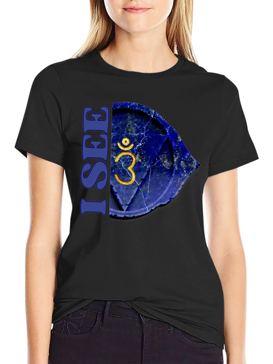 I SEE Third Eye Chakra Black T-Shirt