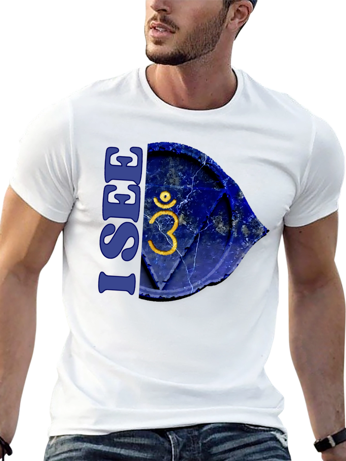 I SEE Third Eye Chakra Black T-Shirt