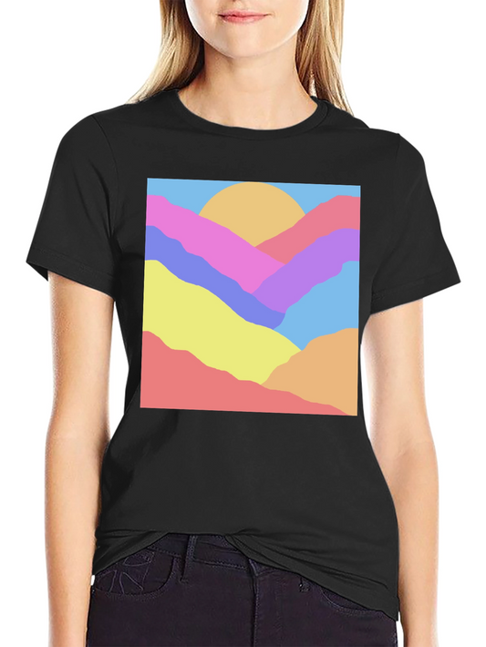 Abstract Mountain Graphic Tee - Unisex