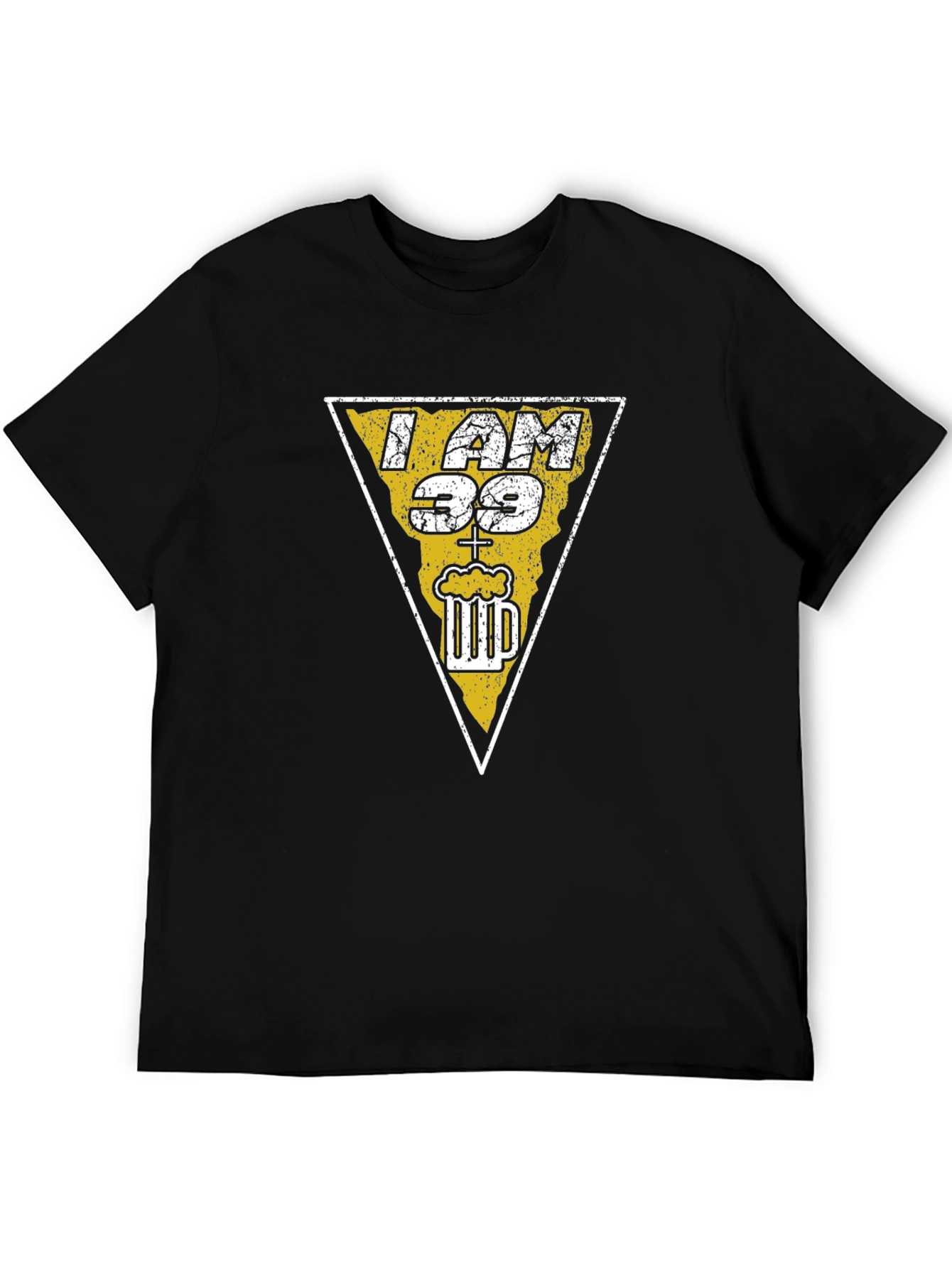 I AM 39 Beer T-Shirt - Funny Birthday Gift