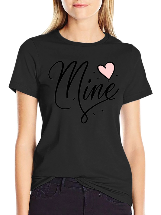 Mine Heart Valentines Day Tee