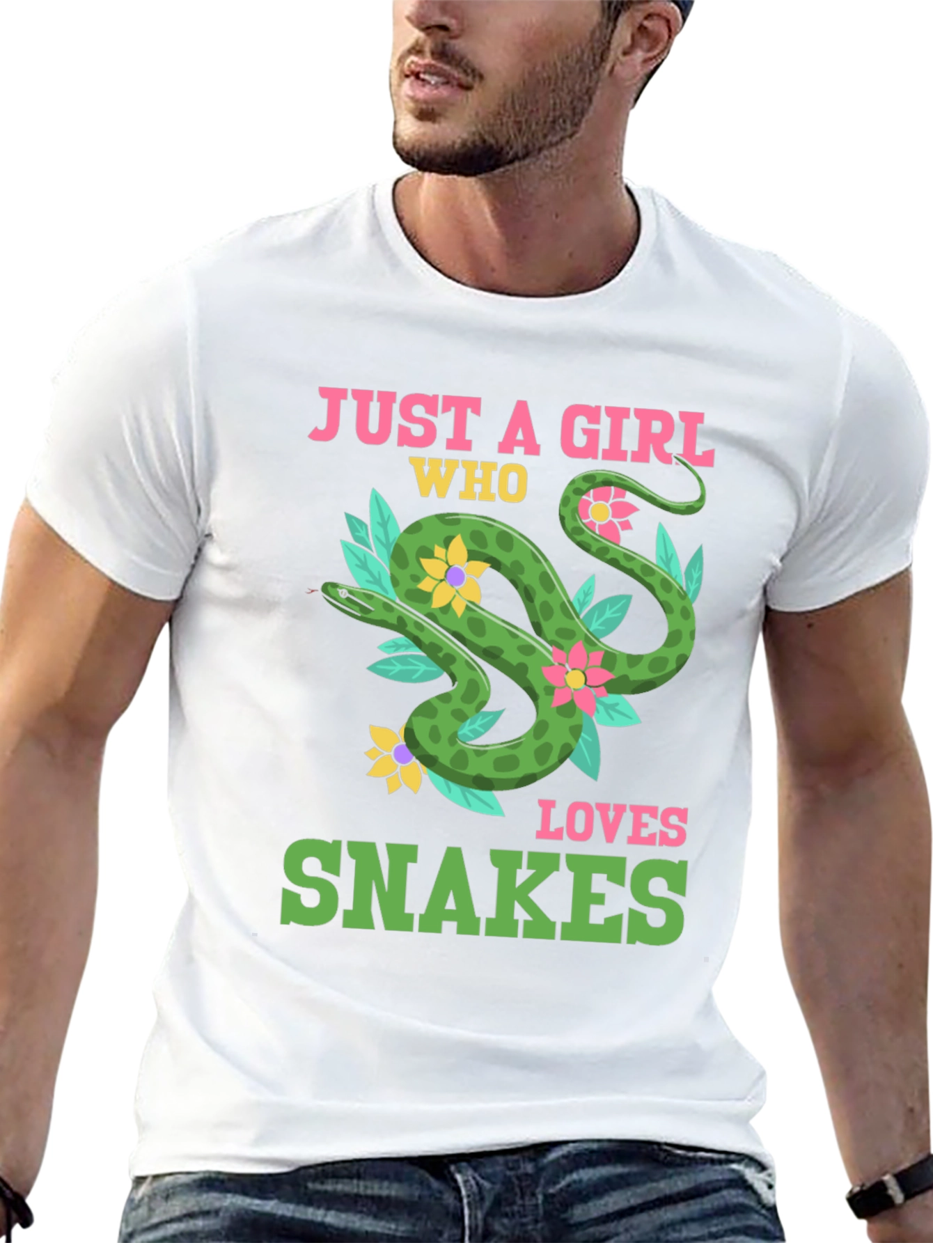 Just A Girl Who Loves Snakes T-Shirt