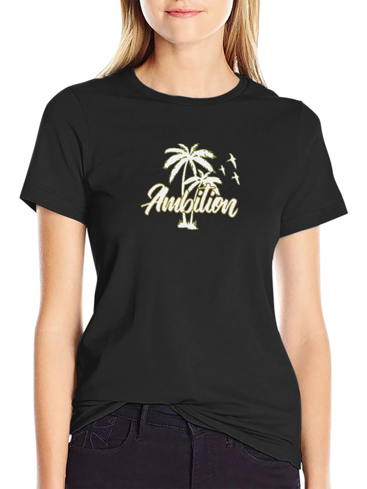 Ambition Graphic Black T-Shirt