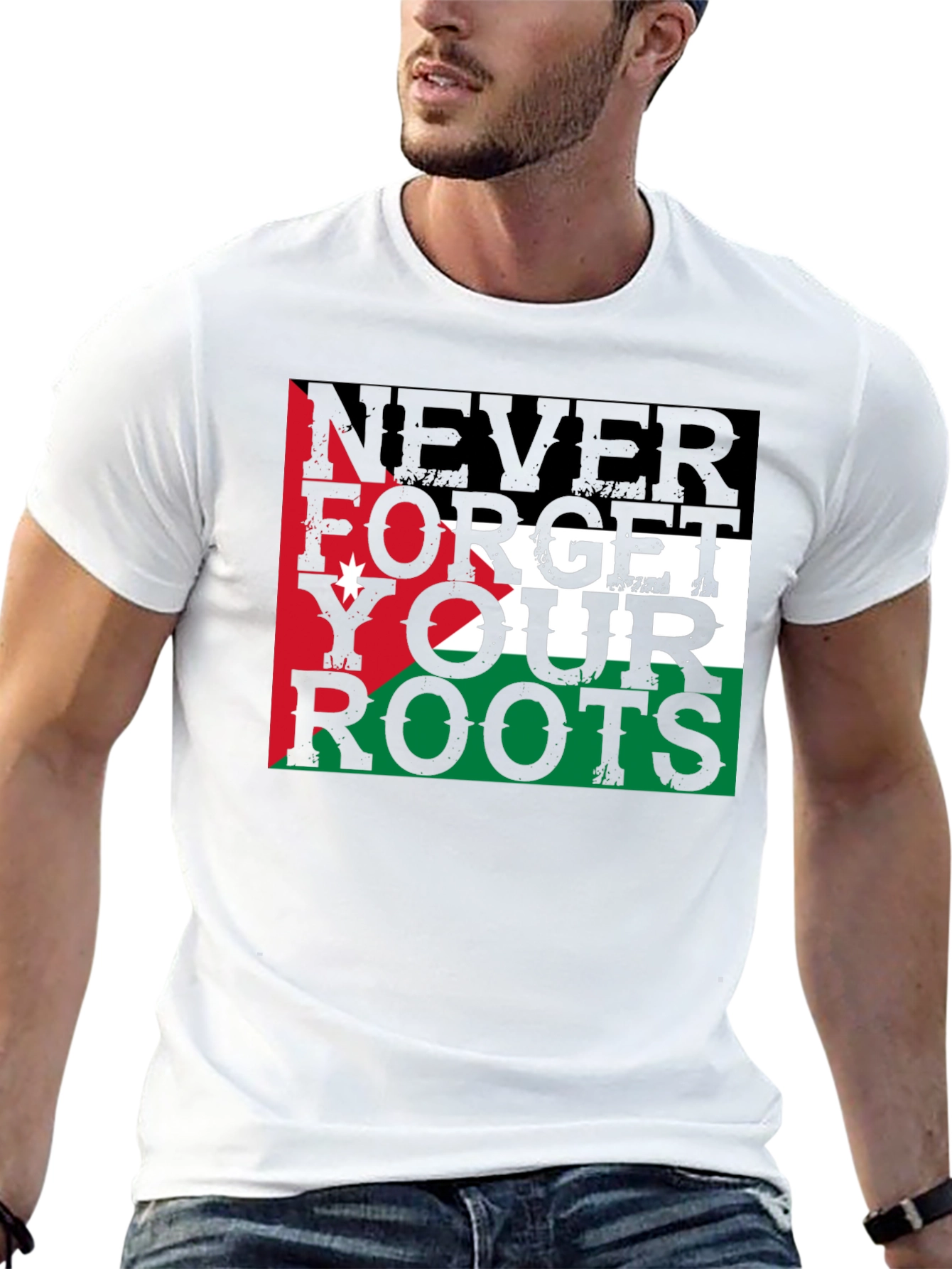 Jordan Roots T-Shirt - Never Forget