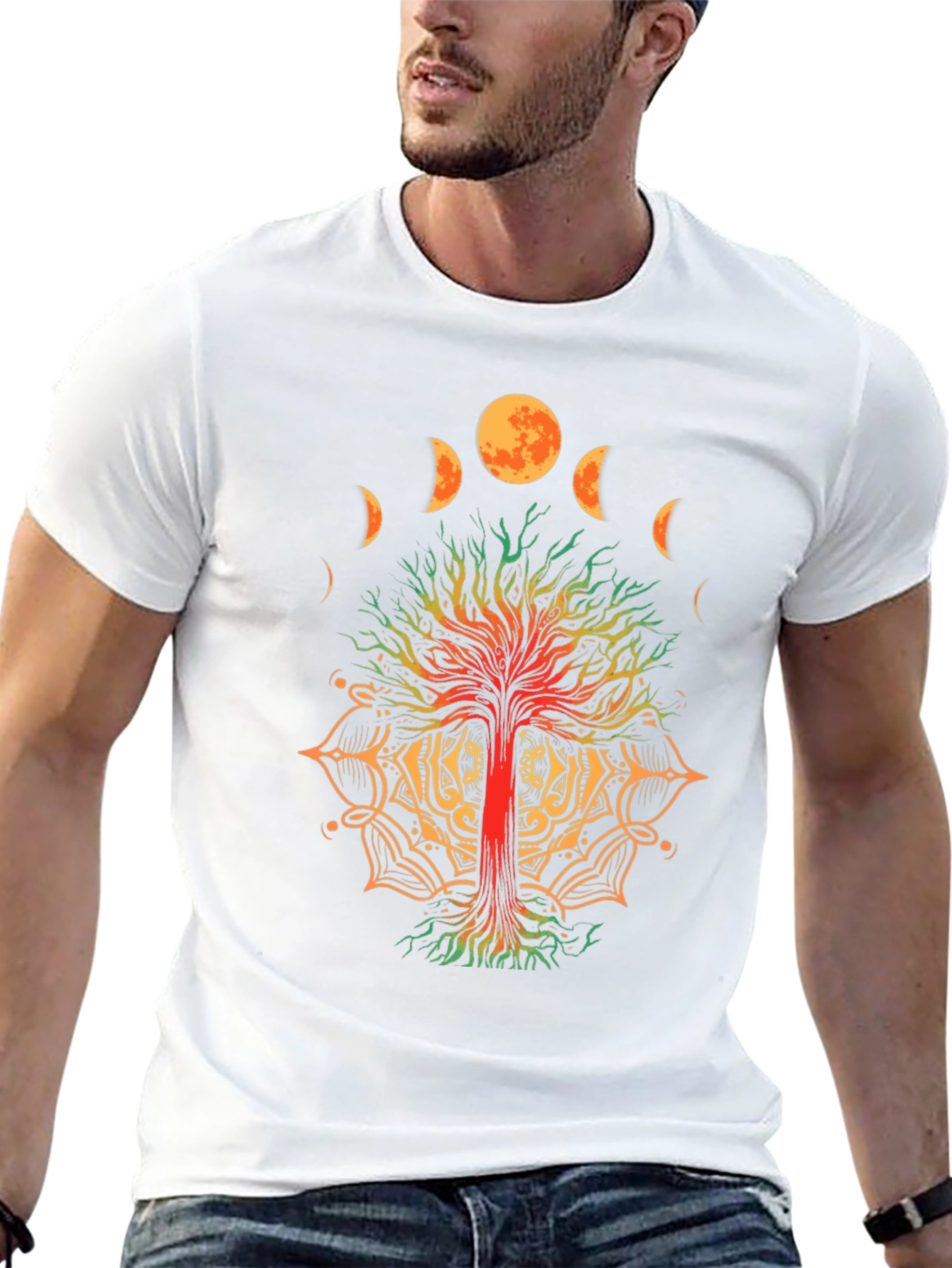 Tree of Life Moon Phases T-Shirt