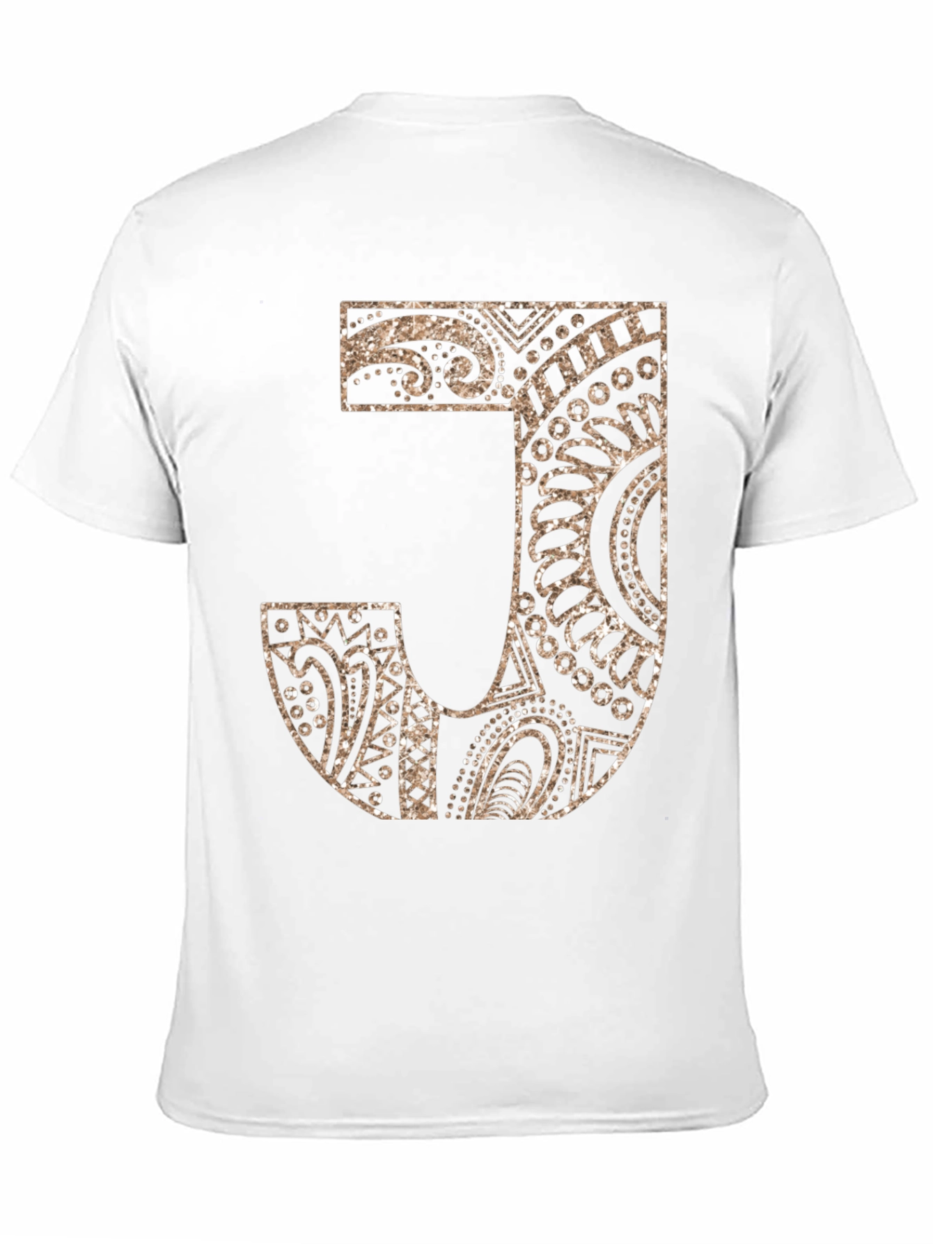 Letter J Graphic Tee - Stylish Initial Design
