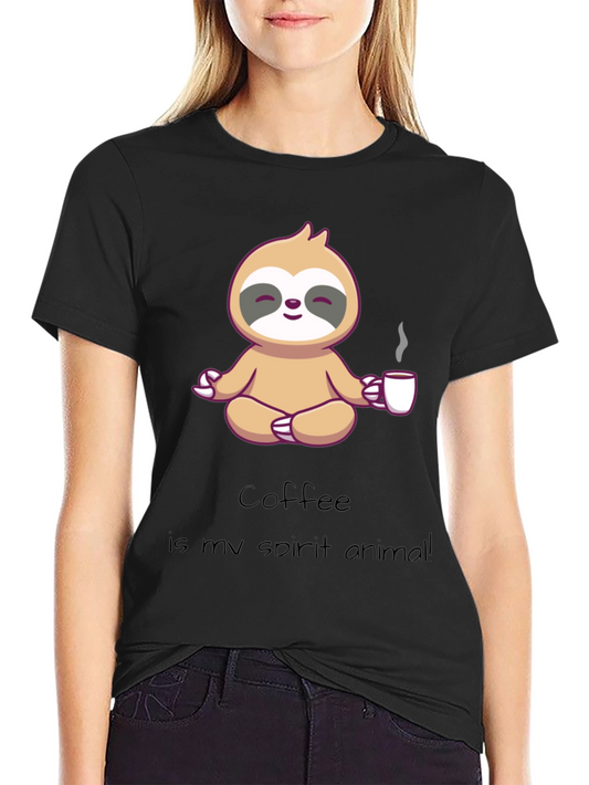 Meditating Sloth Coffee Lover T-Shirt
