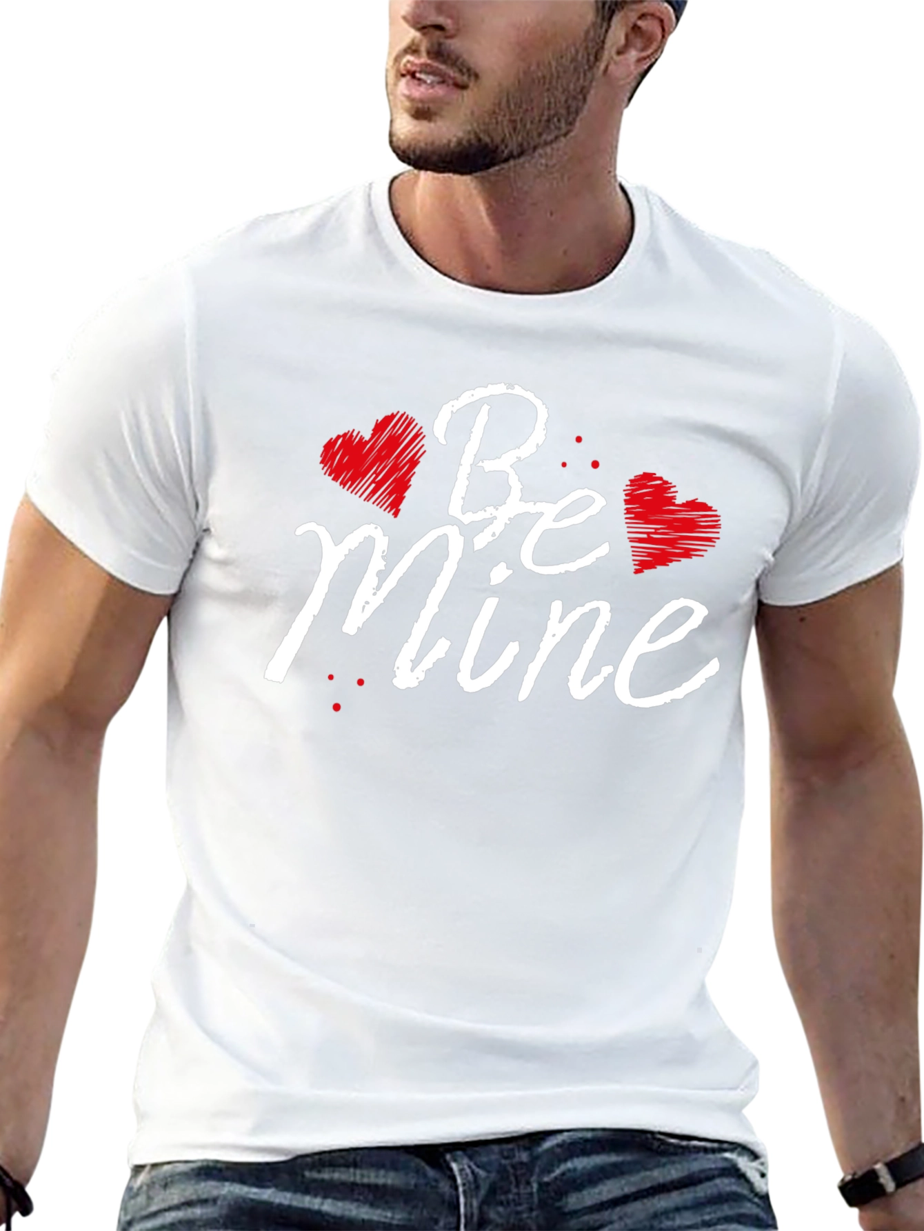 Be Mine Valentines Day Graphic T-Shirt
