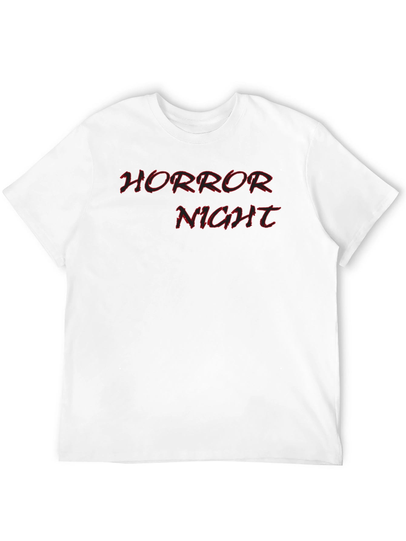 Horror Night Graphic T-Shirt - Black
