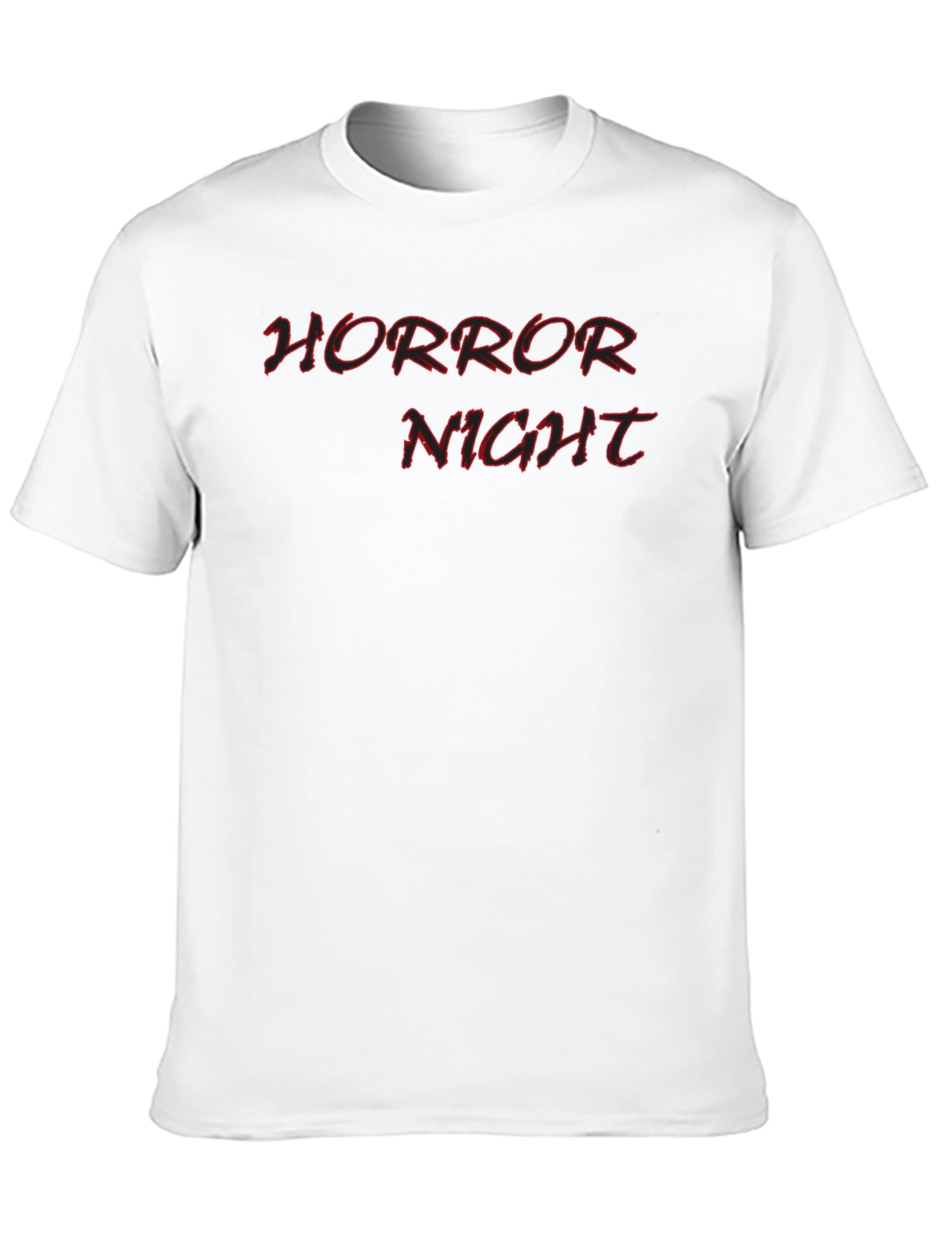 Horror Night Graphic T-Shirt - Black