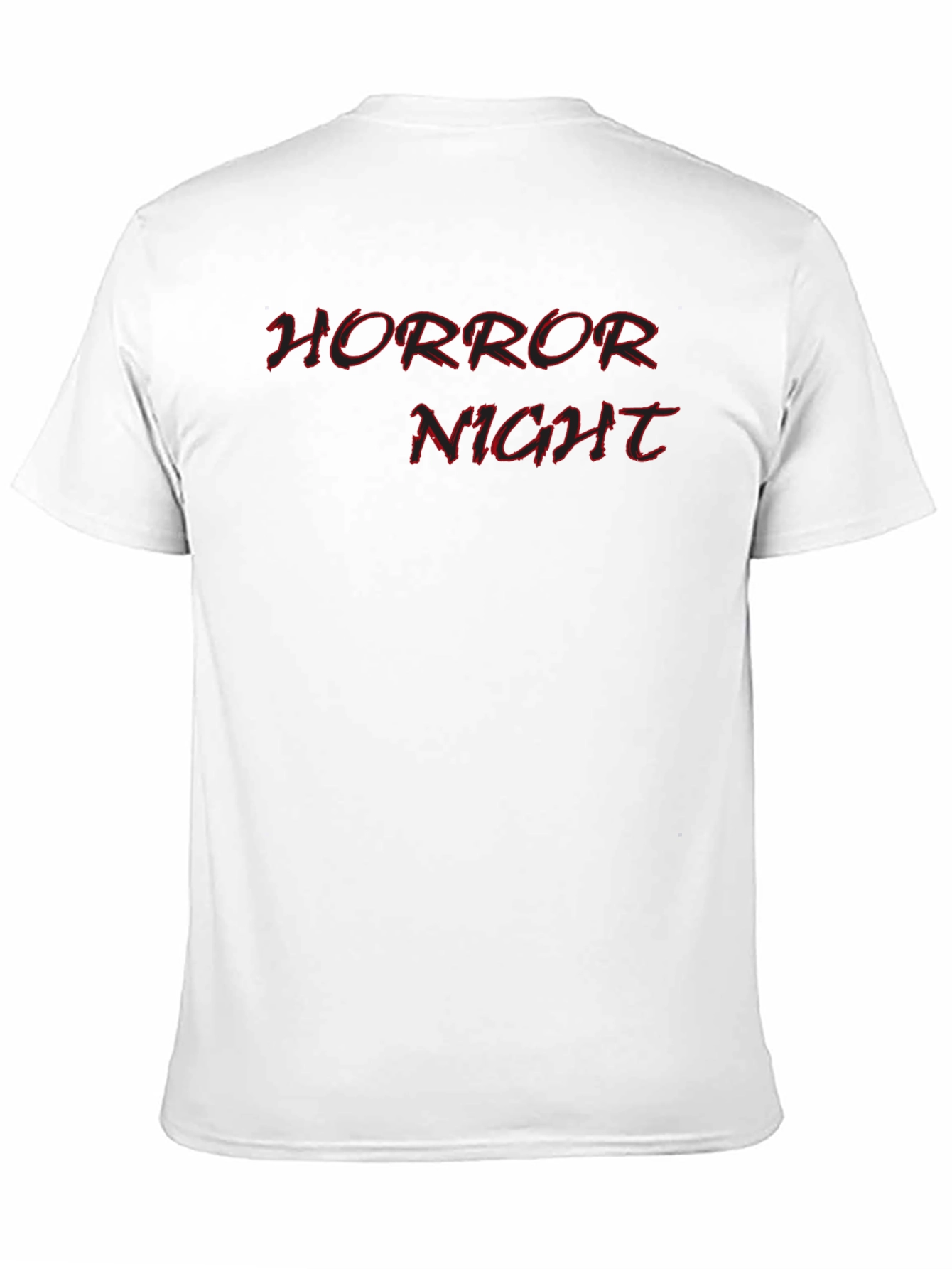 Horror Night Graphic T-Shirt - Black