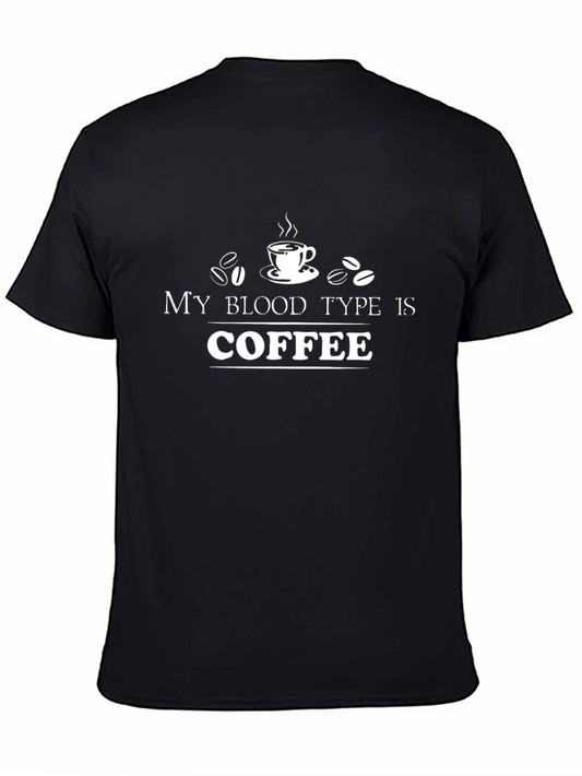 Coffee Blood Type T-Shirt - Unisex Design