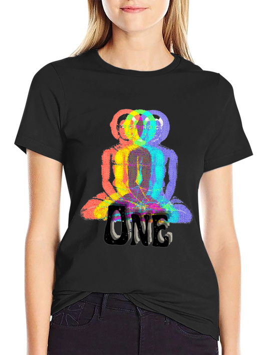 ONE Buddha Graphic Black T-Shirt