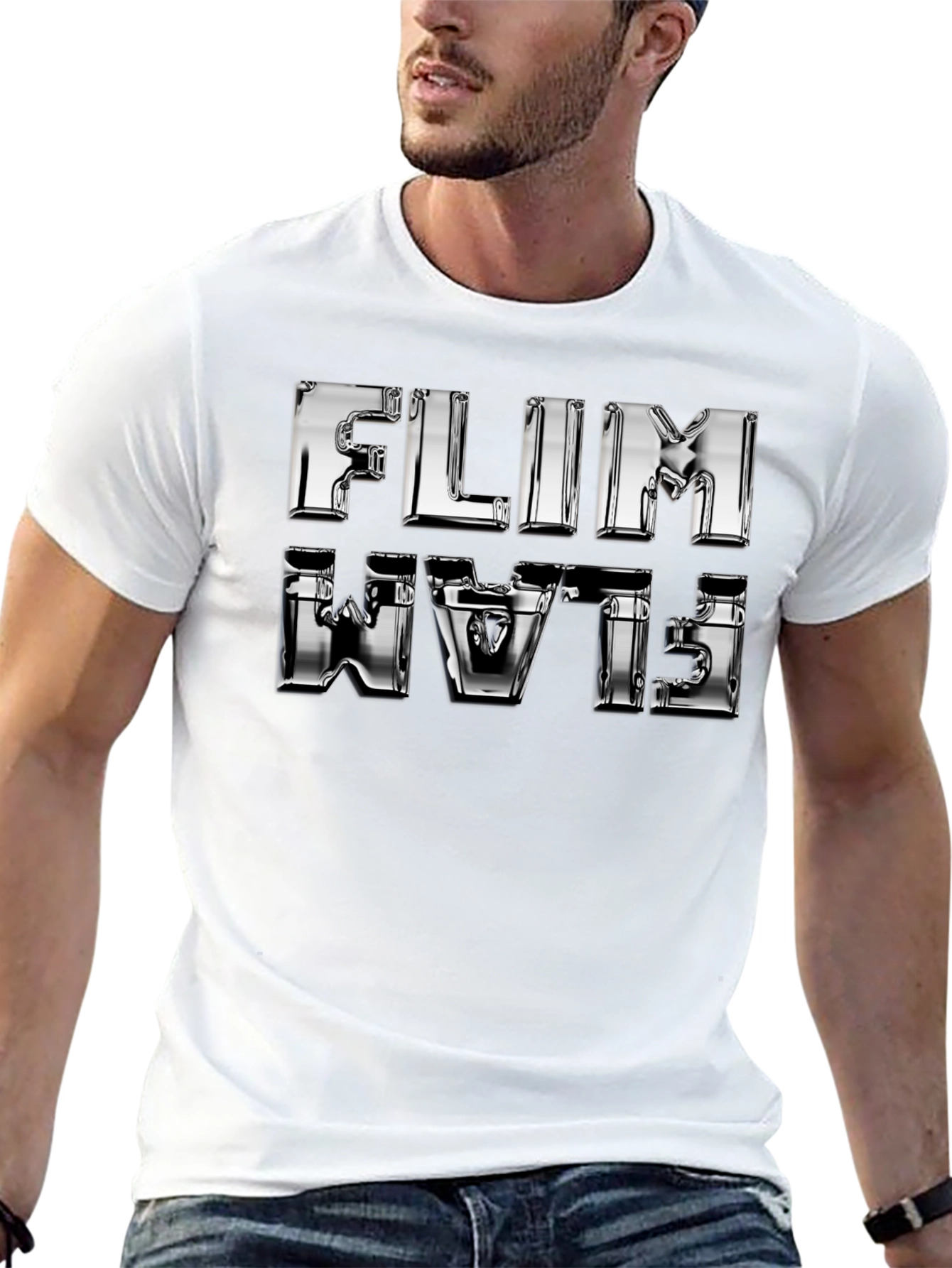 Chrome FLIM Flams Graphic T-Shirt - Black