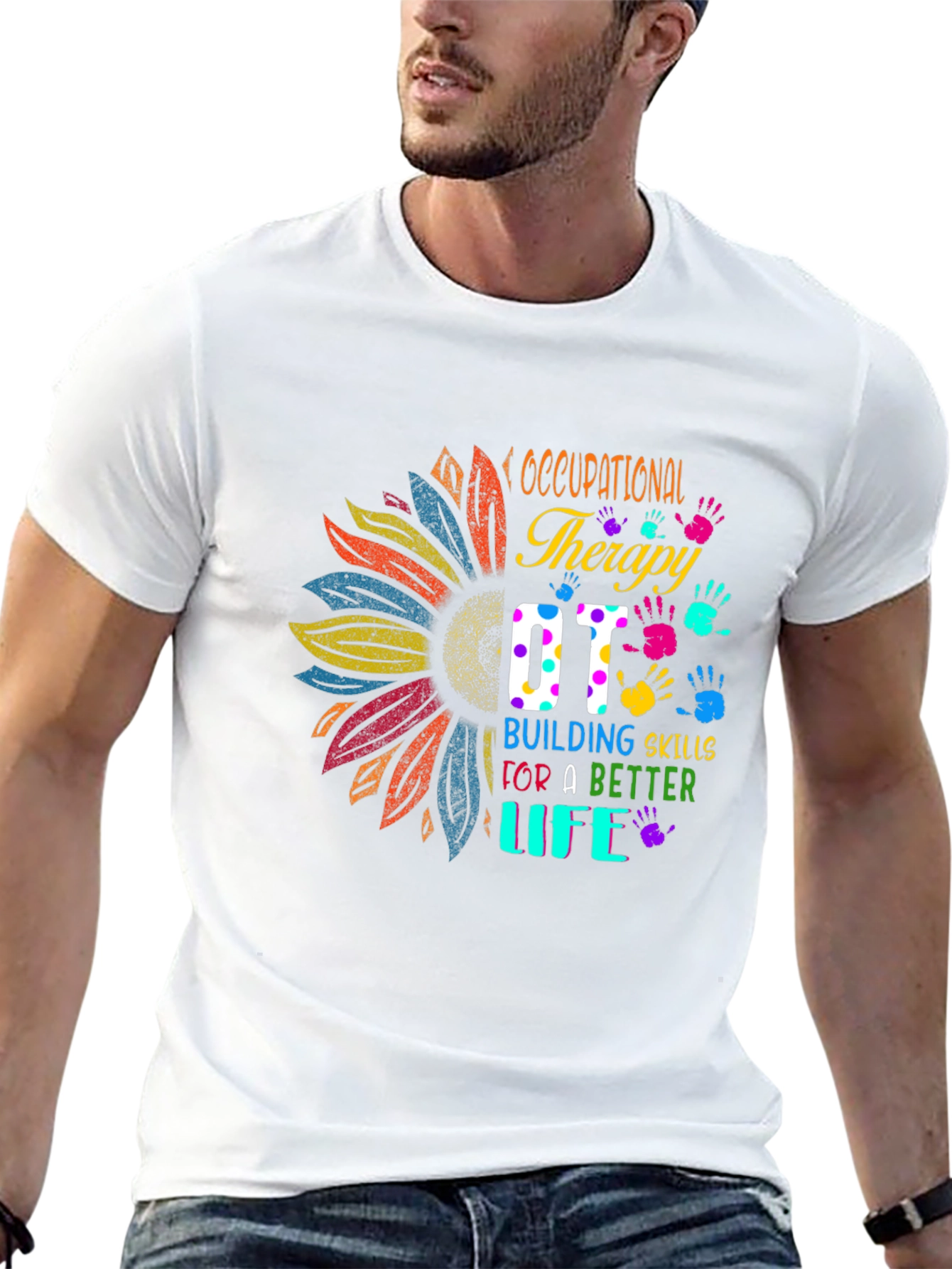Occupational Therapy Sunflower Graphic Tee