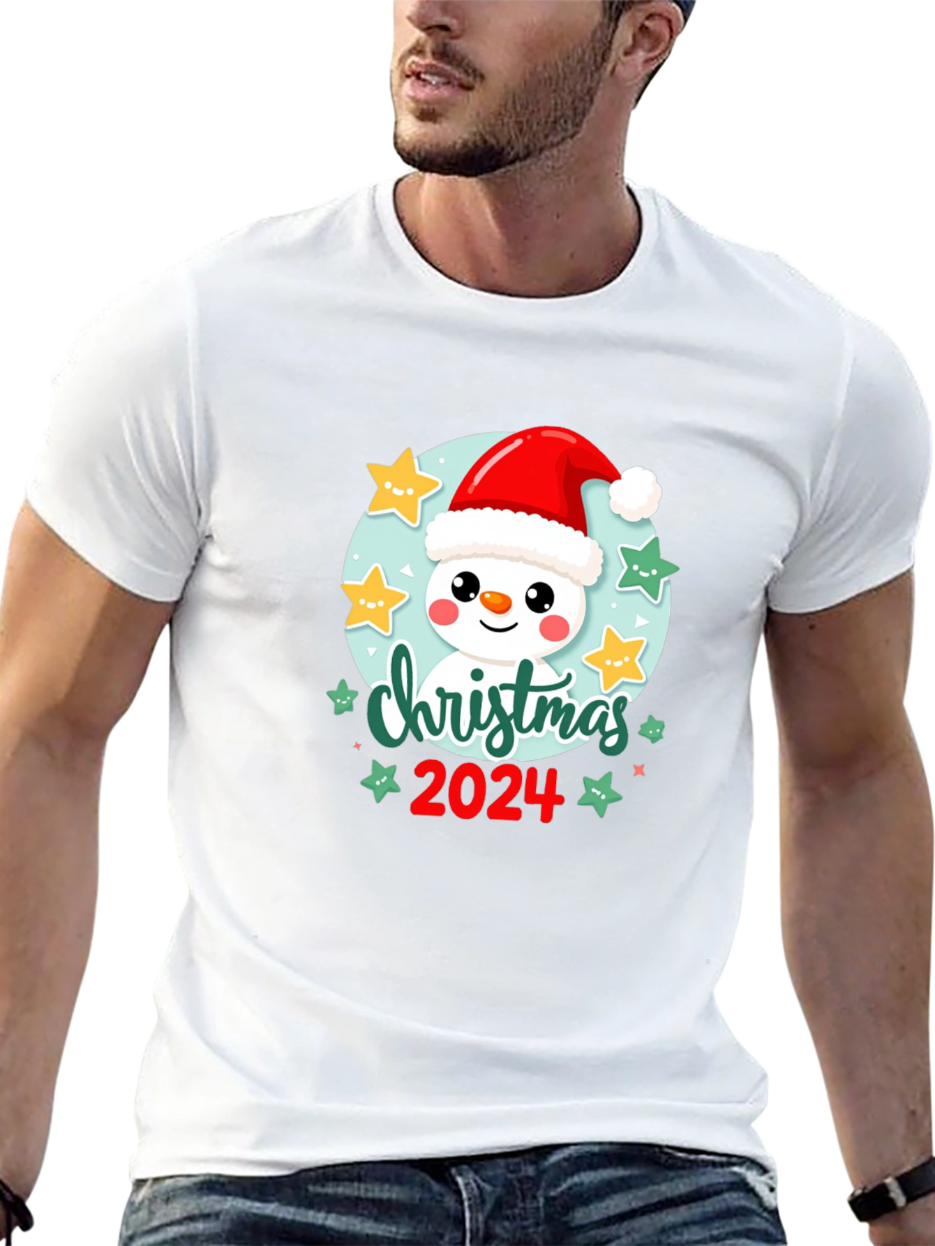 Christmas 2024 Snowman T-Shirt