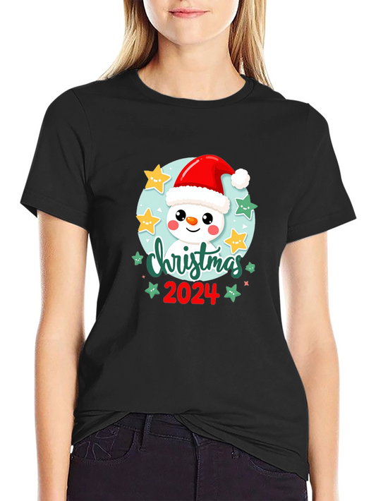 Christmas 2024 Snowman T-Shirt