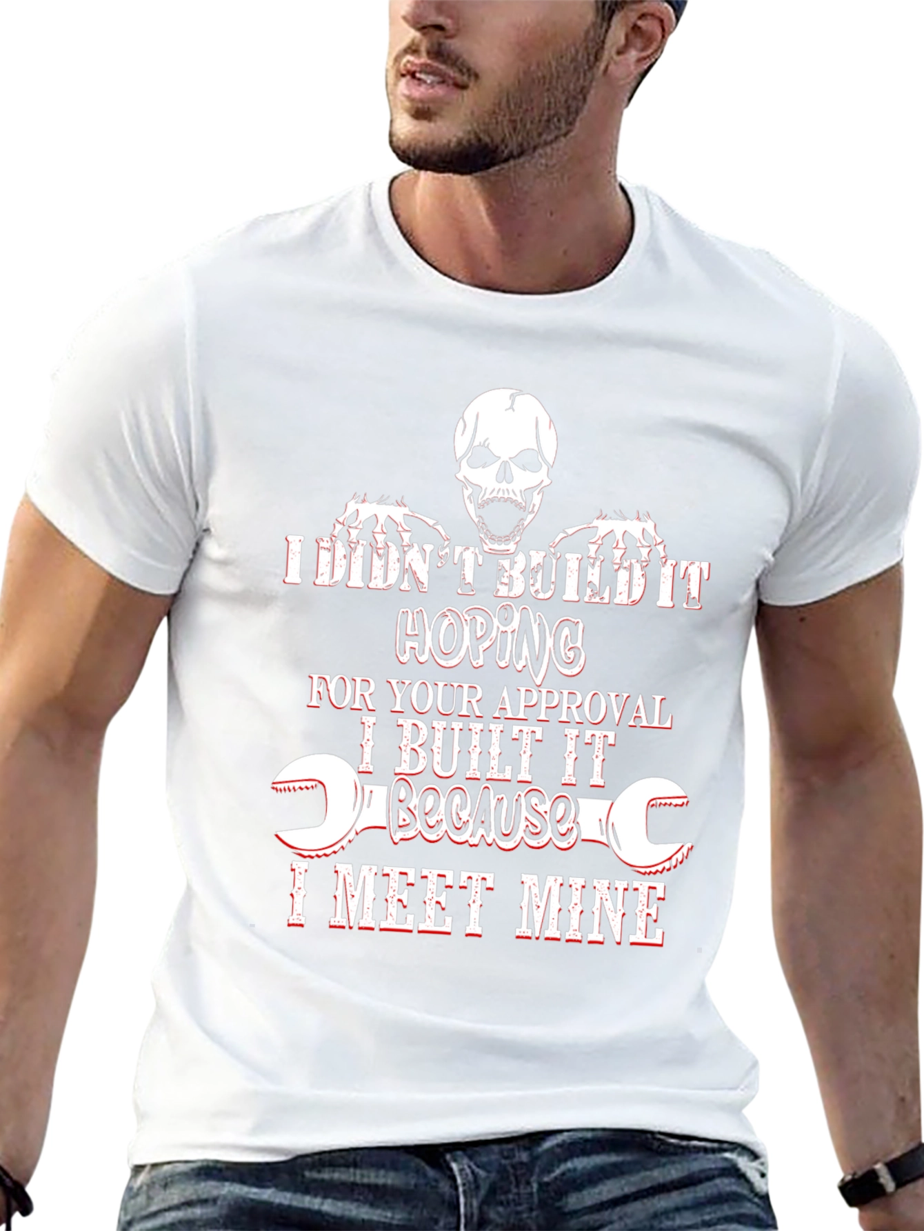 Humorous I Meet Mine Graphic Tee