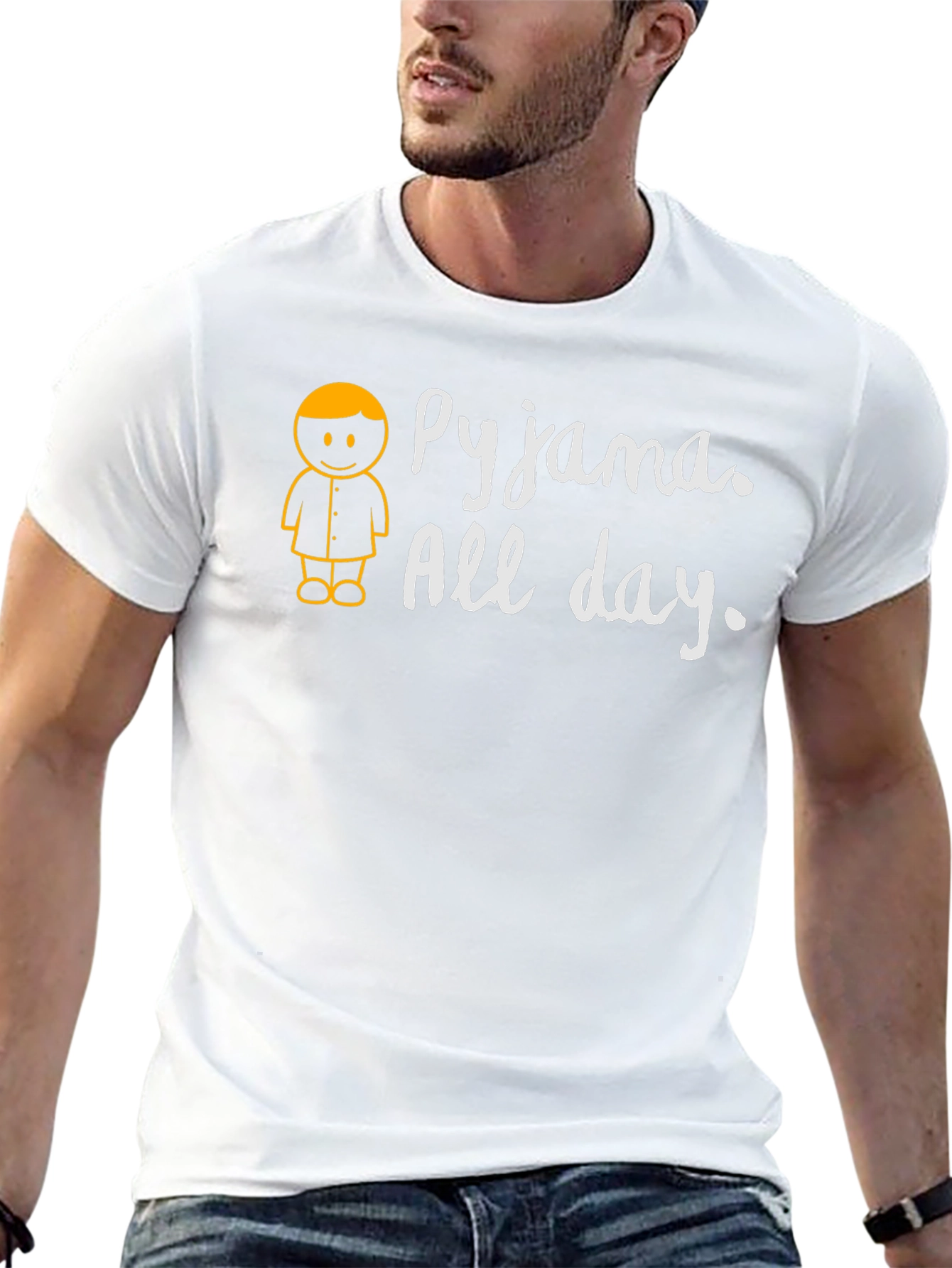 Pajama All Day Graphic Tee - Mens Black T-Shirt