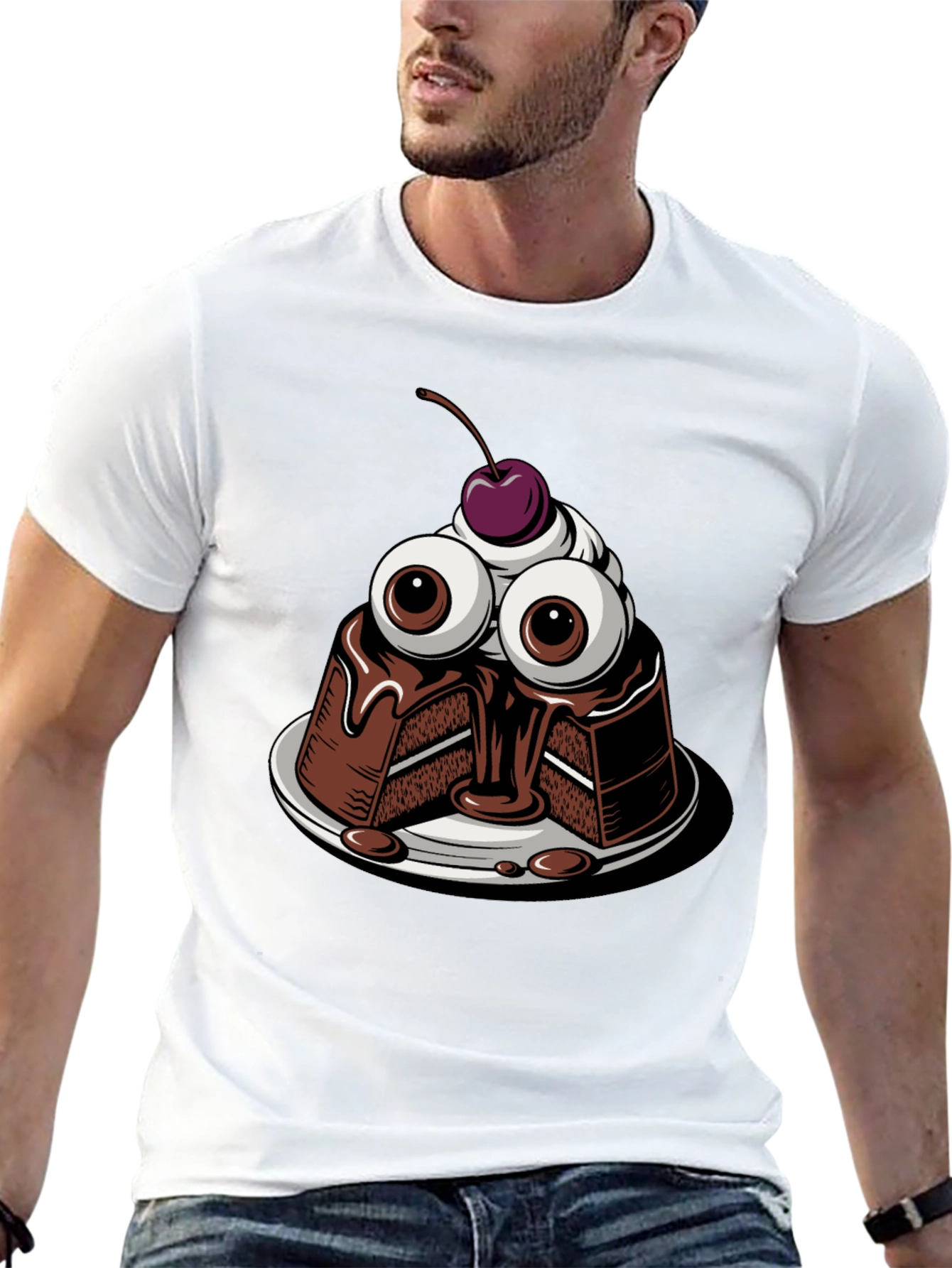 Eye Cake T-Shirt - Quirky Graphic Tee
