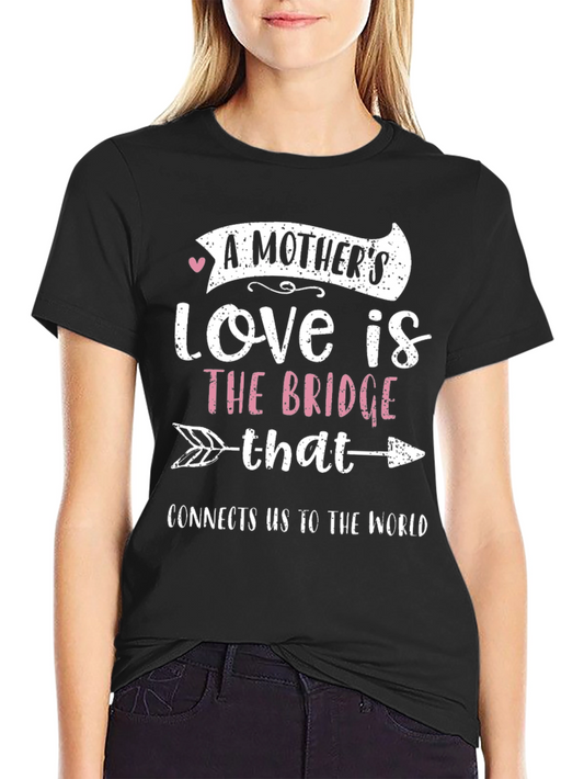 Mothers Love Bridge Graphic Tee - Black