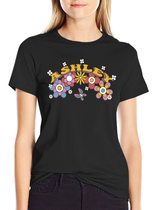 Ashley Floral Rainbow T-Shirt