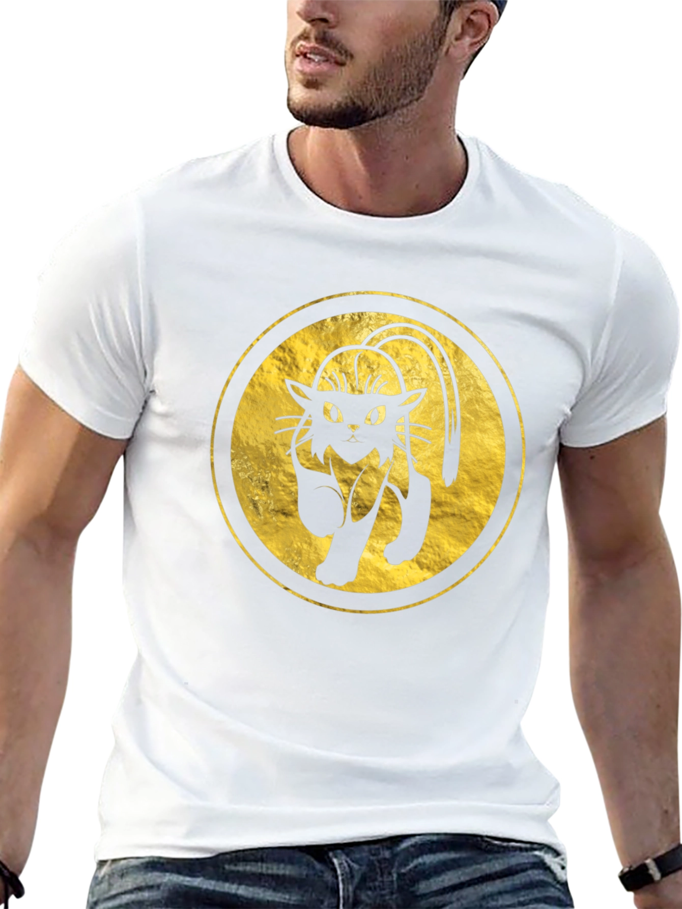 Black Cat Graphic T-Shirt