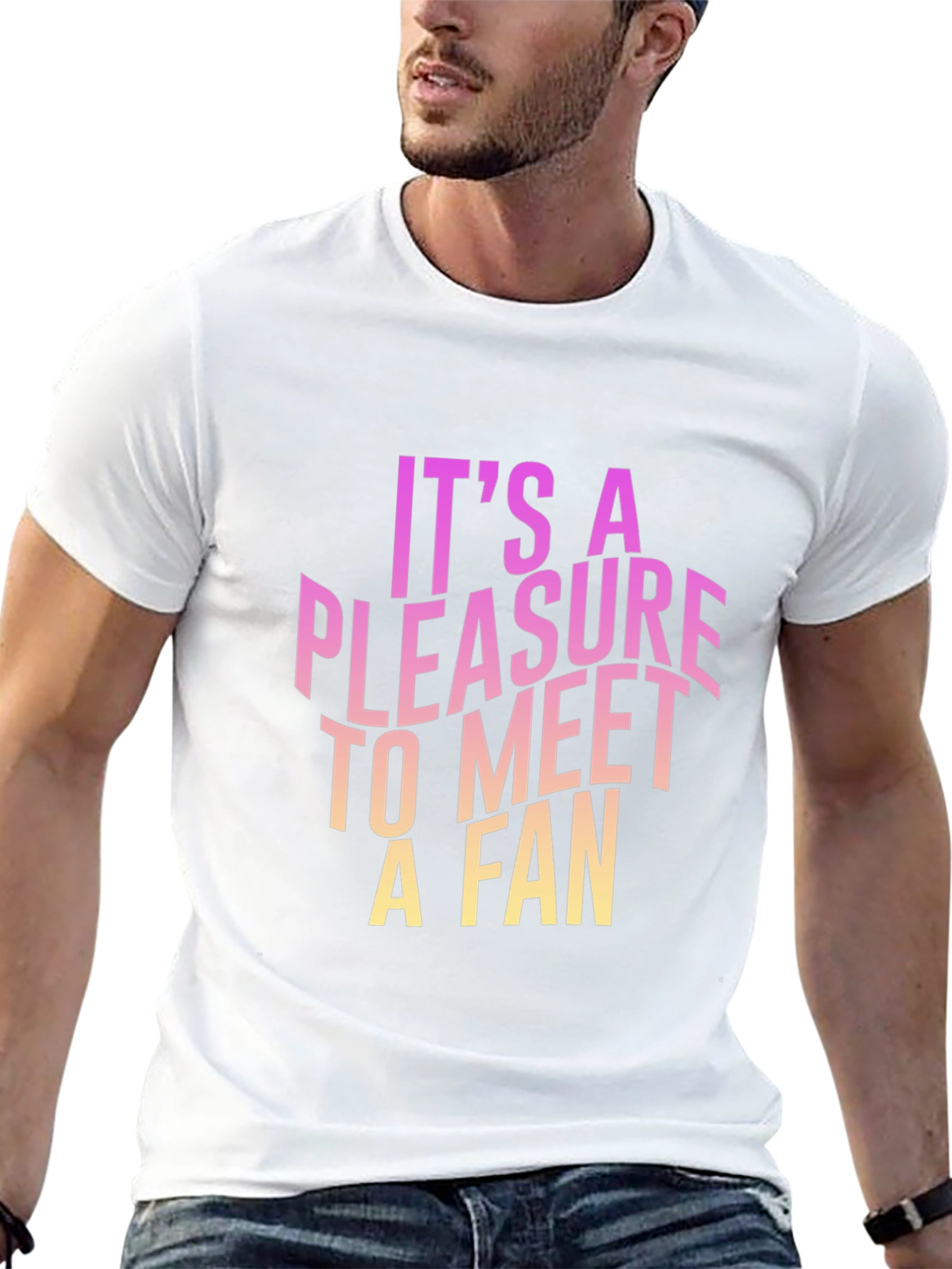 Pleasure to Meet a Fan Graphic Tee