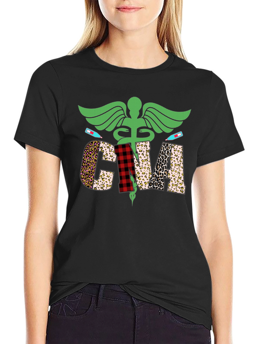 CNA Patterned Graphic Tee