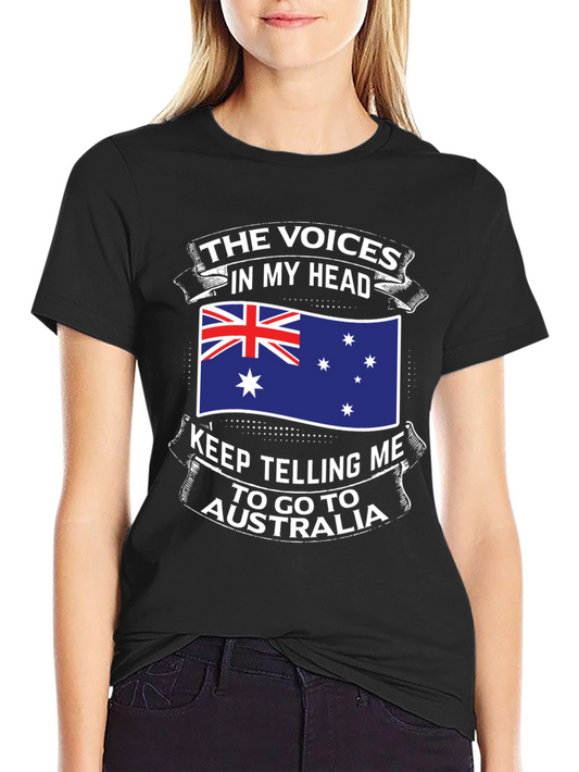 Australia Flag T-Shirt - The Voices In My Head