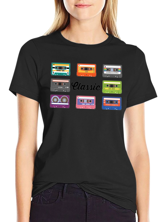 Vintage Cassette Tape Classic T-Shirt - Retro Music Lover Tee