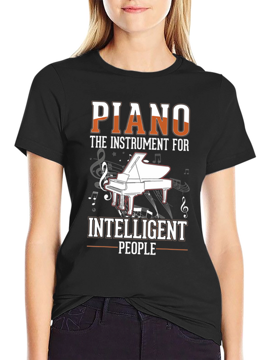 Piano Intelligent People T-Shirt
